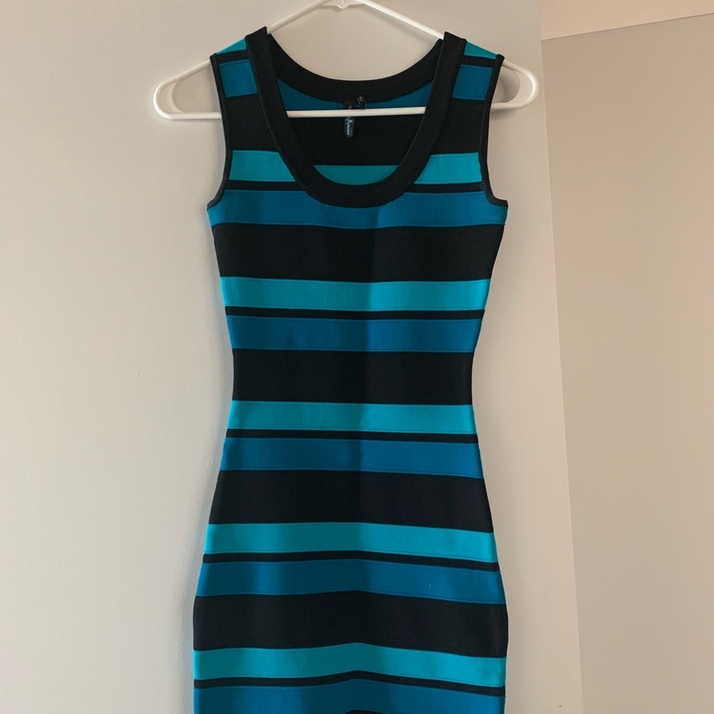 Guess by Marciano Striped Bandage Dress